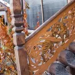 Фрагмент перил.Тигр охранник