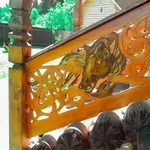 Фрагмент Перила. Лошадь